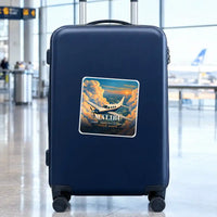 Thumbnail for Piper PA-46 Malibu - 3D + Name - Square Sticker - Suitcase