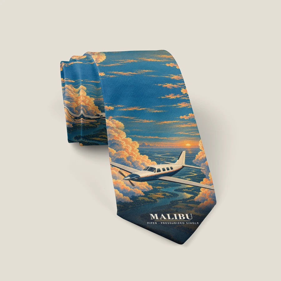 Piper PA-46 Malibu - 3D - Tie - Full Print