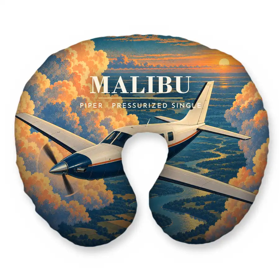 Piper PA-46 Malibu - 3D - Travel Pillow