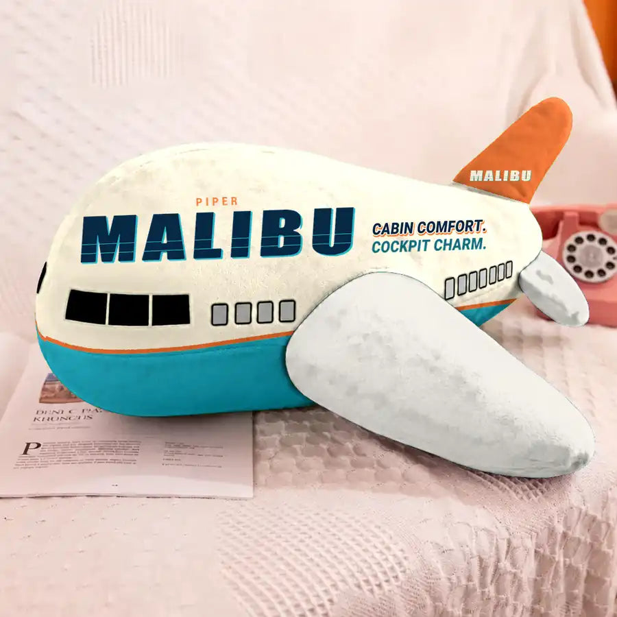 Piper PA-46 Malibu - Cartoon - Airplane Pillow