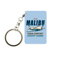 Thumbnail for Piper PA-46 Malibu - Cartoon - Key Chain - Light Blue