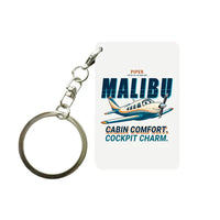 Thumbnail for Piper PA-46 Malibu - Cartoon - Key Chain - White