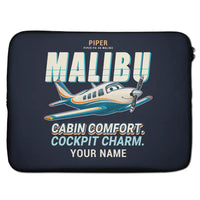 Thumbnail for Piper PA-46 Malibu - Cartoon + Name - Laptop Sleeve
