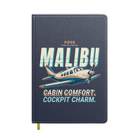 Thumbnail for Piper PA-46 Malibu - Cartoon - Notebook - Navy Blue
