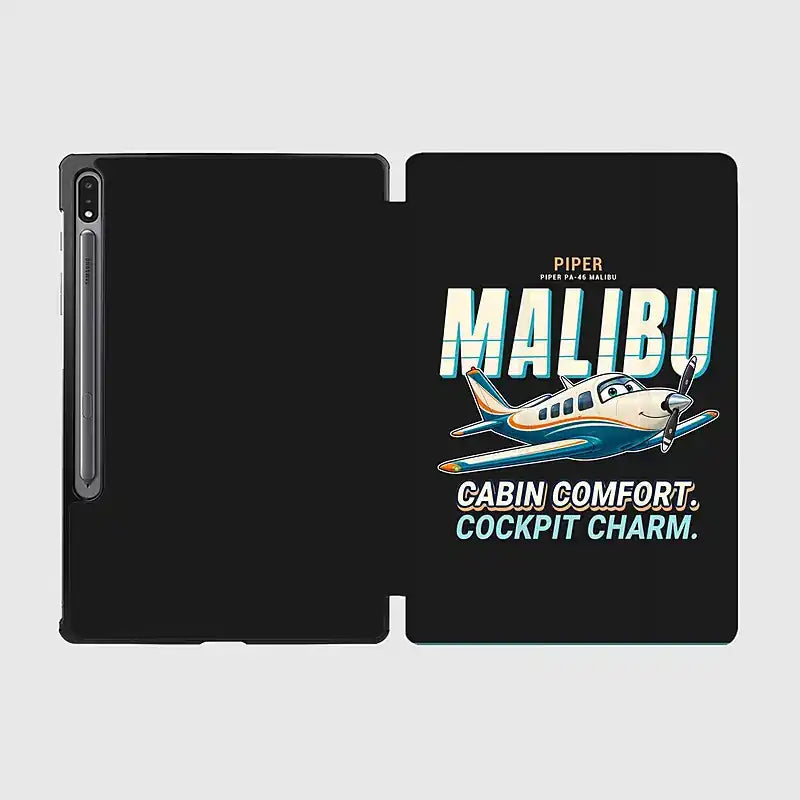 Piper PA-46 Malibu - Cartoon - Samsung Tablet - Black