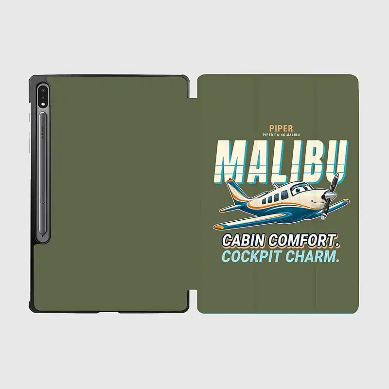 Piper PA-46 Malibu - Cartoon - Samsung Tablet - Green Army