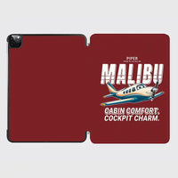 Thumbnail for Piper PA-46 Malibu - Cartoon - iPad Case - Dark Red