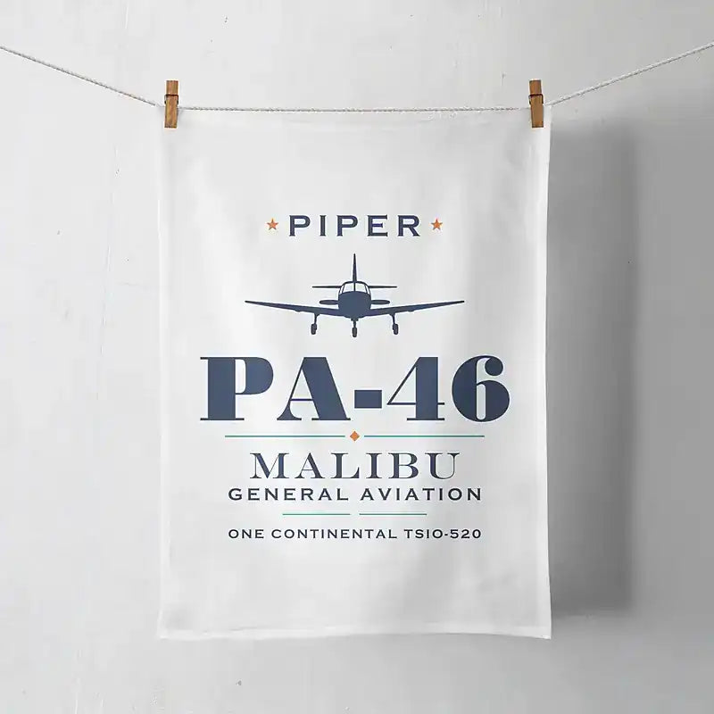 Piper PA-46 Malibu - Heritage - Towel - White