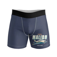 Thumbnail for Piper PA-46 Malibu - Men Boxers - Cartoon + Name - Navy Blue