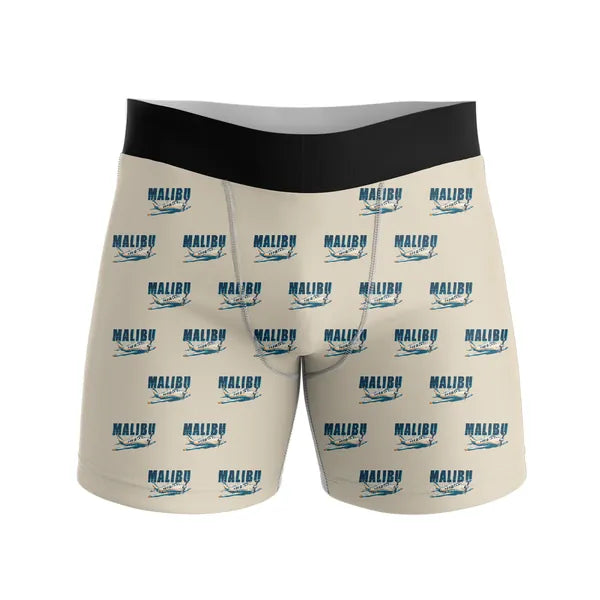 Piper PA-46 Malibu - Men Boxers - Cartoon Pattern - Beige