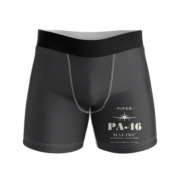 Piper PA-46 Malibu - Men Boxers - Heritage - Black