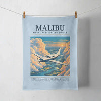 Thumbnail for Piper PA-46 Malibu - Poster - Towel - Light Blue