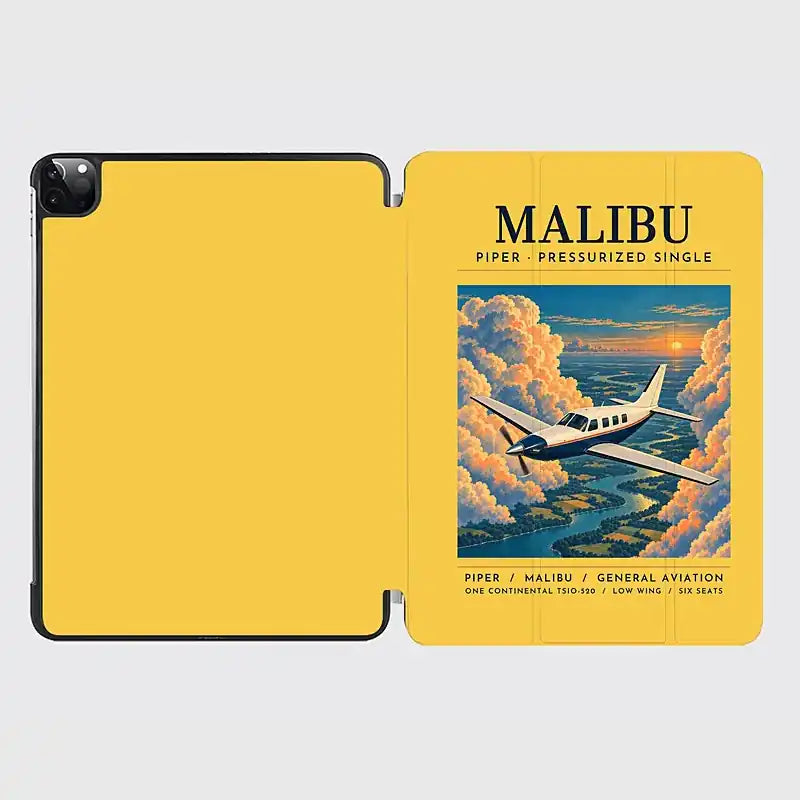 Piper PA-46 Malibu - Poster - iPad Case - Yellow