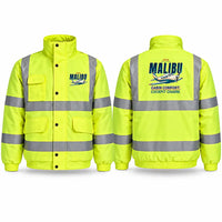 Thumbnail for Piper PA-46 Malibu Reflective Winter Jackets - Cartoon - Fluorescent Yellow