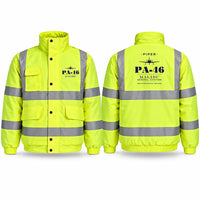 Thumbnail for Piper PA-46 Malibu Reflective Winter Jackets - Heritage - Fluorescent Yellow