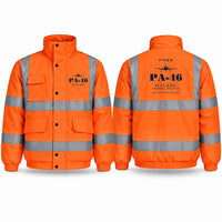 Thumbnail for Piper PA-46 Malibu Reflective Winter Jackets - Heritage - Orange