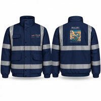 Thumbnail for Piper PA-46 Malibu Reflective Winter Jackets - Poster - Navy Blue
