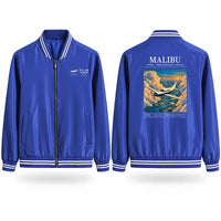 Thumbnail for Piper PA-46 Malibu Stylish Jackets - Baseball Collar - Poster - Royal Blue