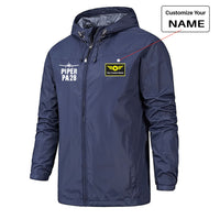 Thumbnail for Piper PA28 & Plane Designed Rain Jackets & Windbreakers