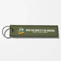 Thumbnail for Piper J-3 Cub Aviator Key Chains - Green Army