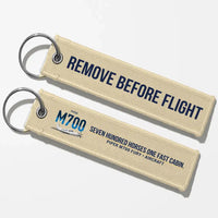 Thumbnail for Piper M700 Fury Aviator Key Chains - Beige - Remove Before Flight