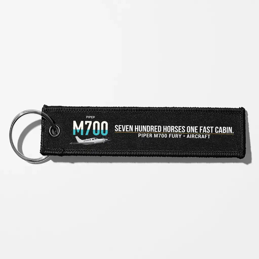 Piper M700 Fury Aviator Key Chains - Black
