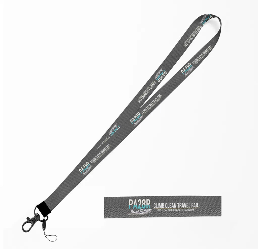Piper PA-28R Arrow III lanyard - gray