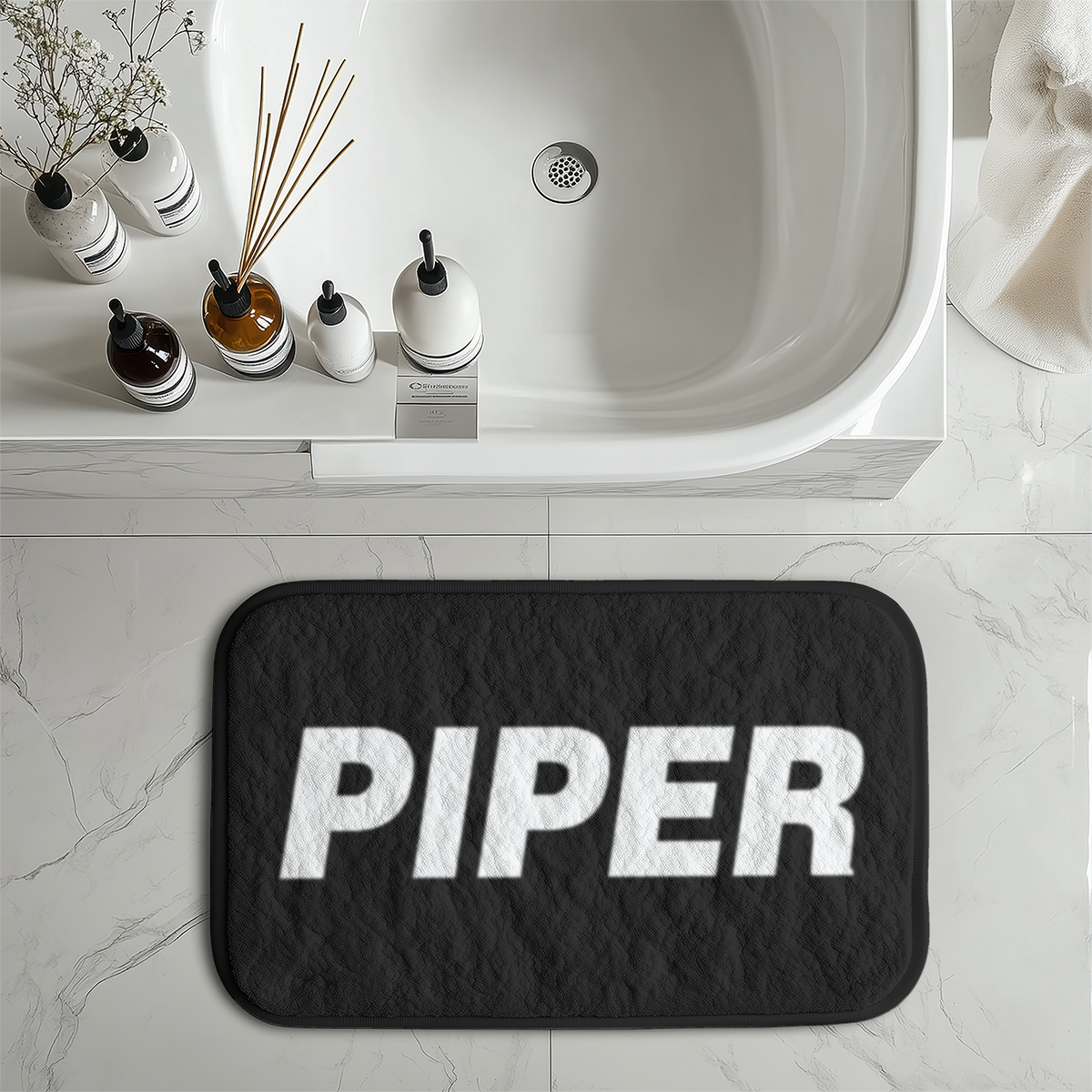 Piper & Text Designed Bath Mats