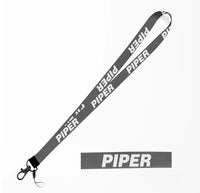 Thumbnail for Piper & Text lanyard - gray