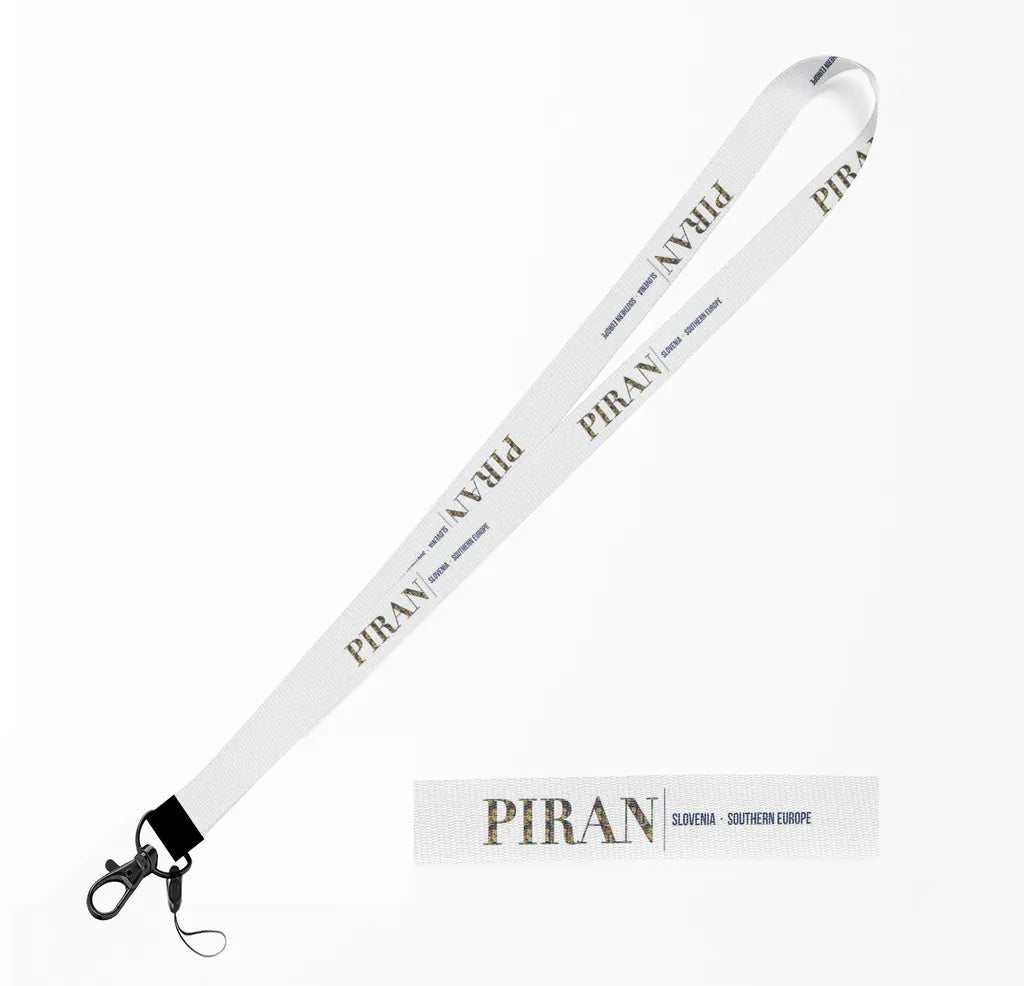 Piran City Series lanyard - white