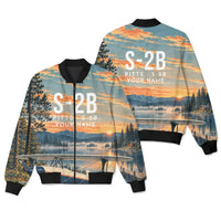 Thumbnail for Pitts S-2B 3D All-Over Print Clothing - Bomber Jacket - 3D + Name