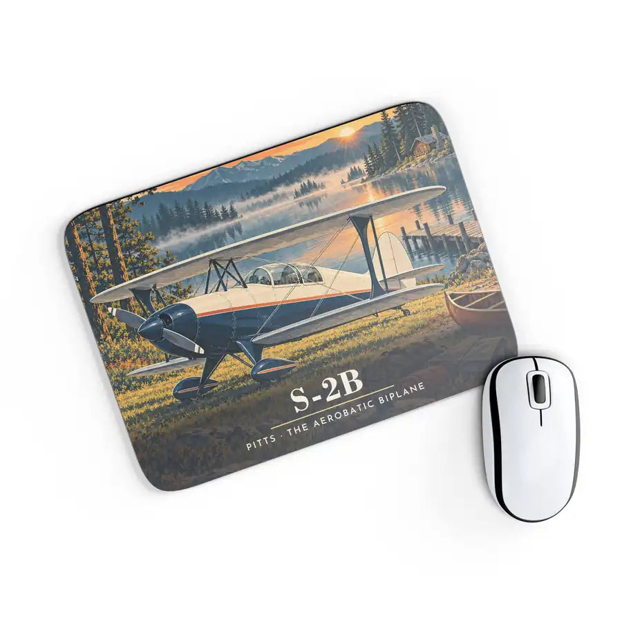 Pitts S-2B - 3D - Mouse Pad - Full Print
