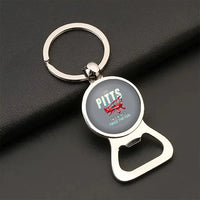 Thumbnail for Pitts S-2B - Cartoon - Bottle Opener Key Chain - Gray