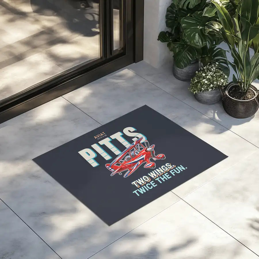 Pitts S-2B - Cartoon - Door Mat