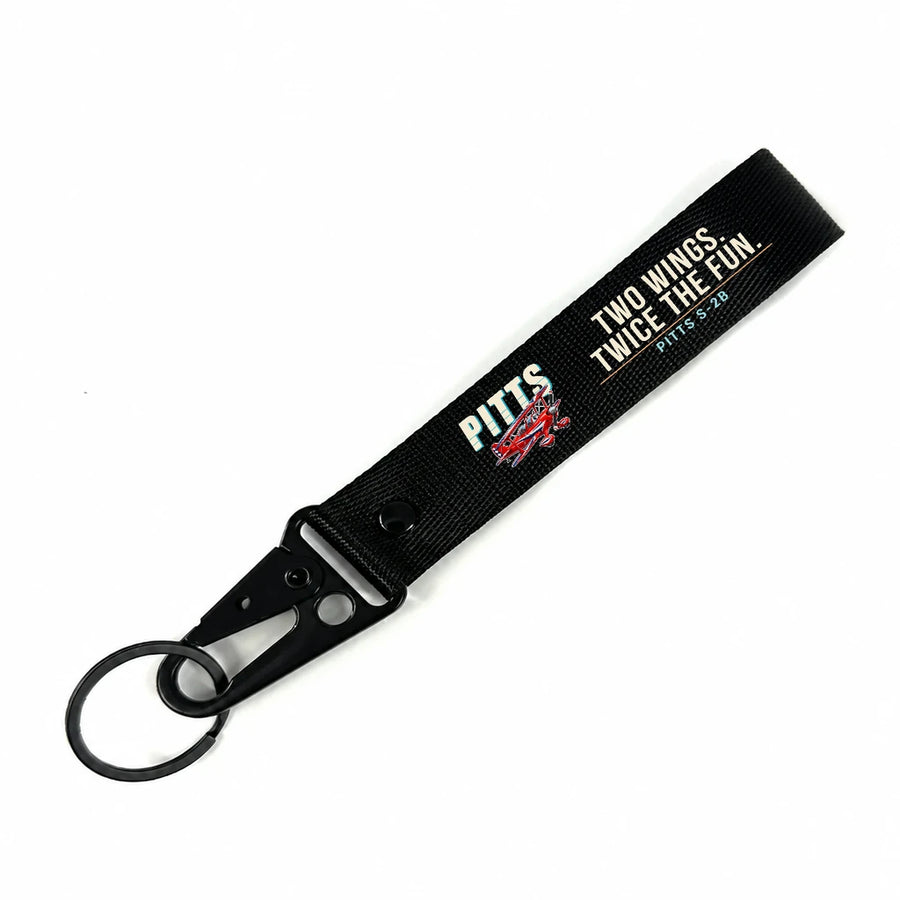 Pitts S-2B Hawk-Shaped Key Chains - Black - Cartoon