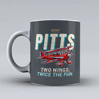 Thumbnail for Pitts S-2B - Cartoon - Mug - Gray