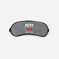 Thumbnail for Pitts S-2B - Cartoon + Name - Sleep Mask - Gray