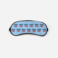 Thumbnail for Pitts S-2B - Cartoon Pattern - Sleep Mask - Light Blue