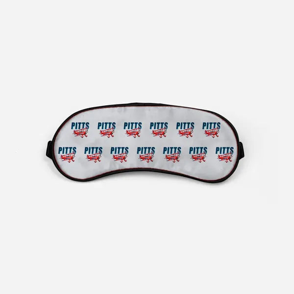 Pitts S-2B - Cartoon Pattern - Sleep Mask - Light Gray
