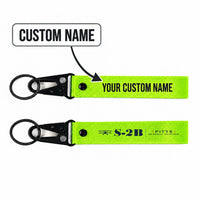 Thumbnail for Pitts S-2B Hawk-Shaped Key Chains - Light Green - Heritage - Personalized