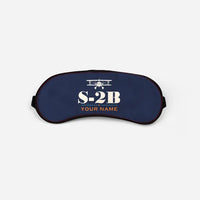 Thumbnail for Pitts S-2B - Heritage + Name - Sleep Mask - Navy Blue