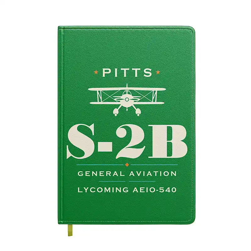 Pitts S-2B - Heritage - Notebook - Green