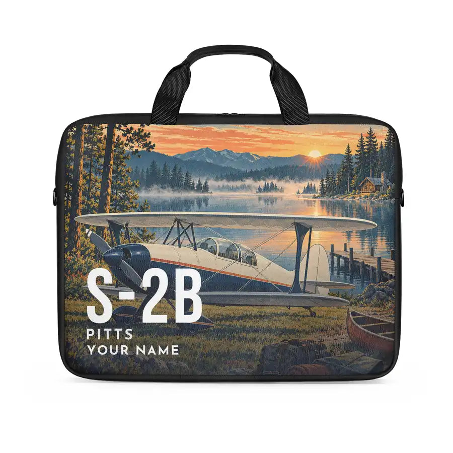 Pitts S-2B - Laptop Bag + Name