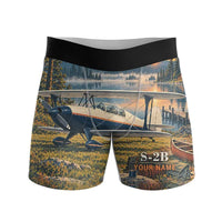 Thumbnail for Pitts S-2B - Men Boxers - 3D + Name - Full Print