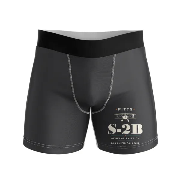 Pitts S-2B - Men Boxers - Heritage - Black
