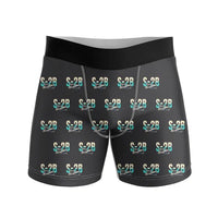 Thumbnail for Pitts S-2B - Men Boxers - Original Pattern - Black