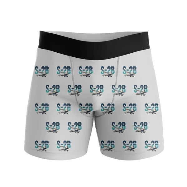 Pitts S-2B - Men Boxers - Original Pattern - Light Gray