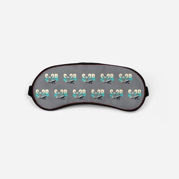 Pitts S-2B - Original Pattern - Sleep Mask - Gray