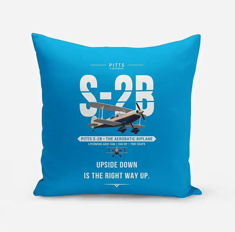Pitts S-2B - Original - Pillow - Turquoise