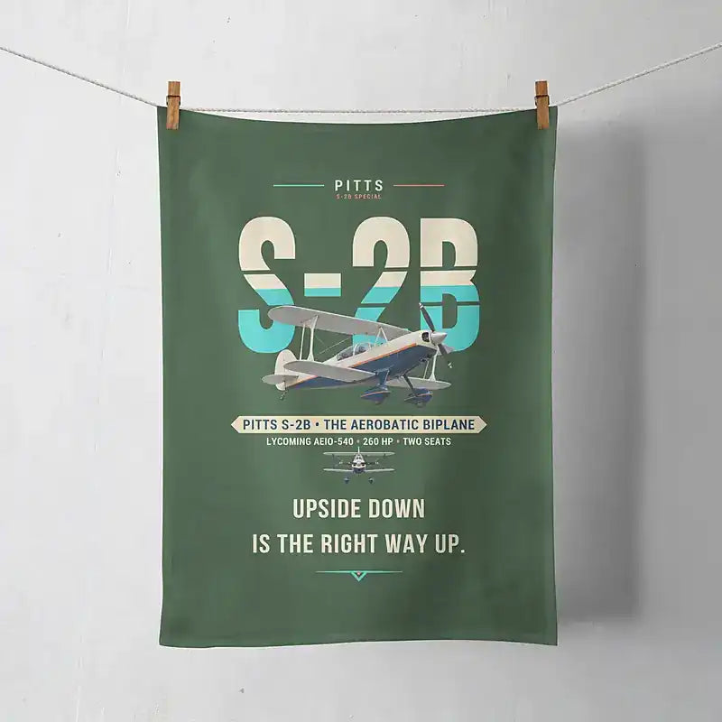 Pitts S-2B - Original - Towel - Dark Green